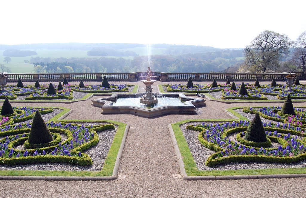 Harewood House Front Gardens by Jonathan S. Hill