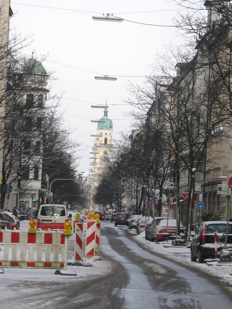 Blick durch die Augustenstr by Christoph Rohde