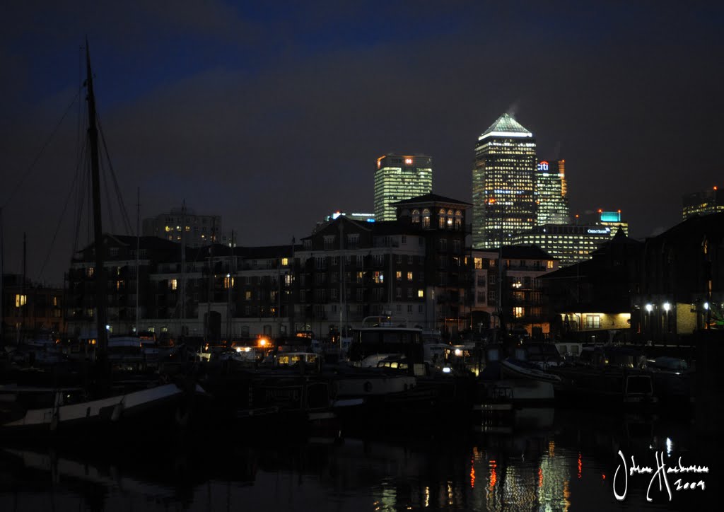 Limehouse Basin (Photo by Johan Hackman) by Johan O W Hackman