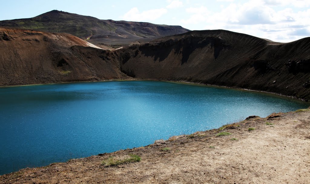 Lake Viti at Krafla powerplant by Robin Forsberg