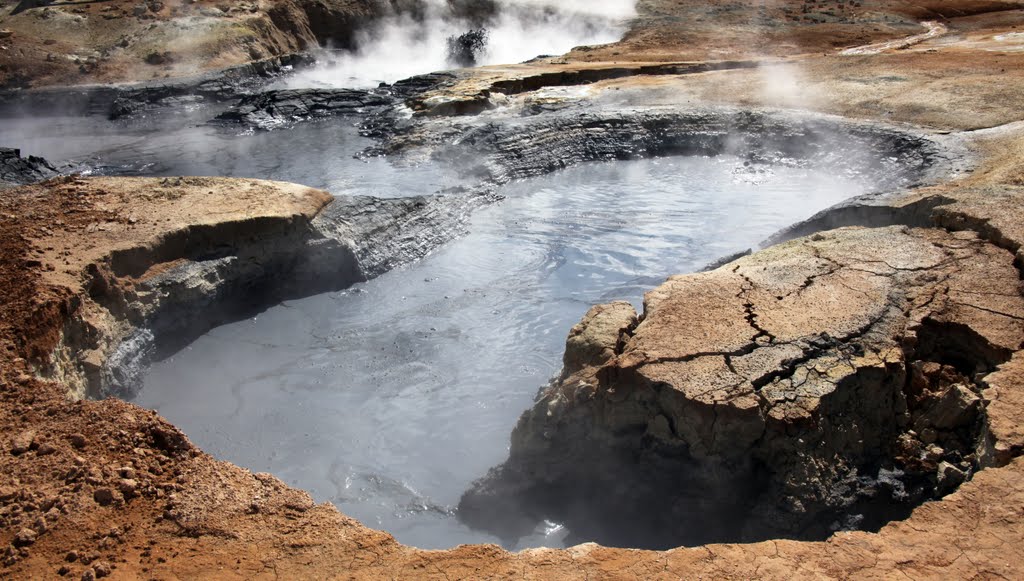 Hot mud pool at Hverir by Robin Forsberg