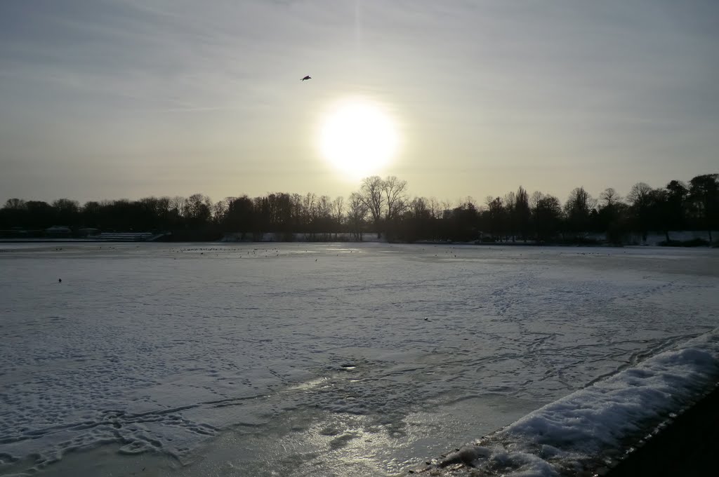 Wintersonne über Eissee by Federkralle