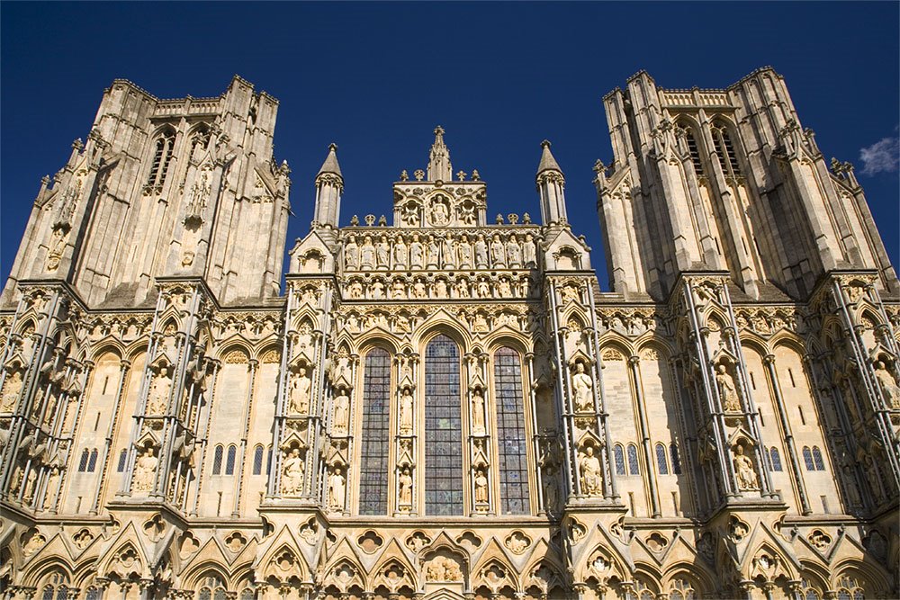 West Front, Wells Cathedral by stmarriott