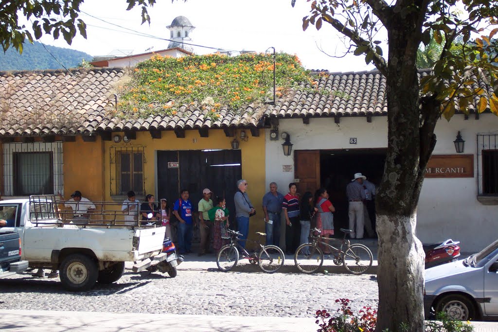 Waiting in line at the bank!!! by Mike Kurtzman