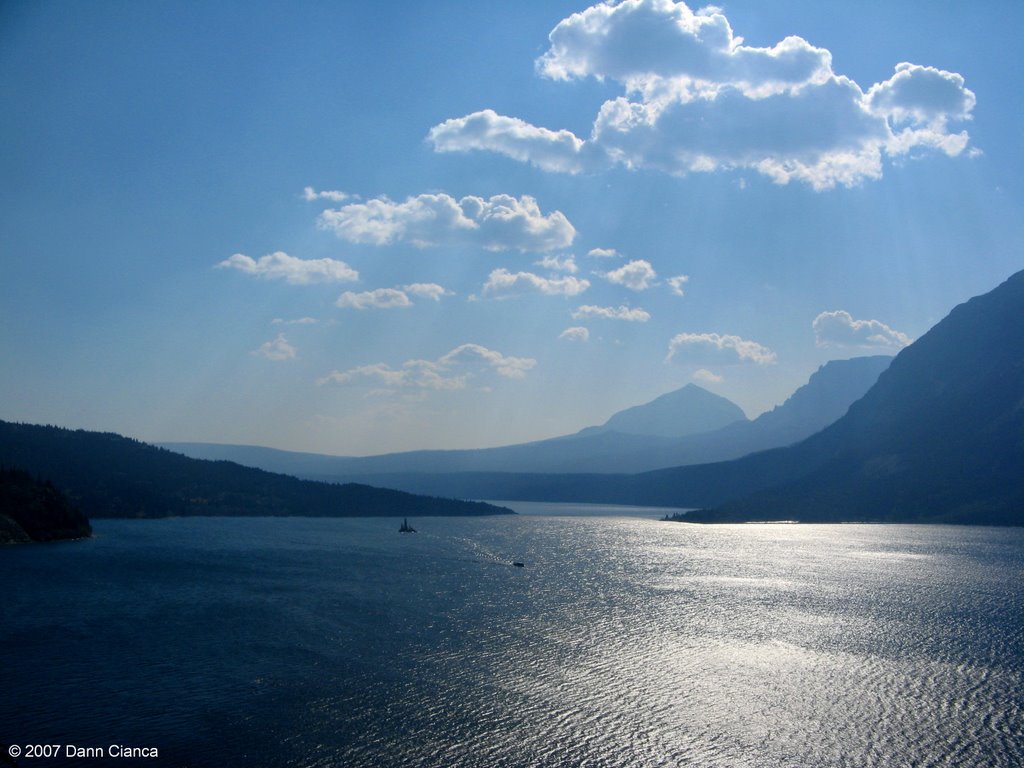 2007 - August 7th - 16:14Z - Looking E - Saint Mary Lake. by Dann Cianca