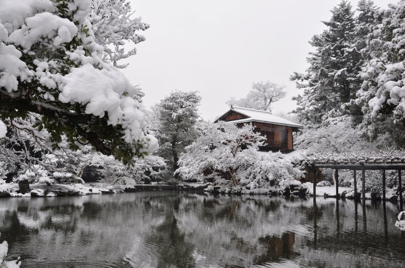 Syusuitei & Kujyo Pond / Kyoto Gyoen by sonotune02