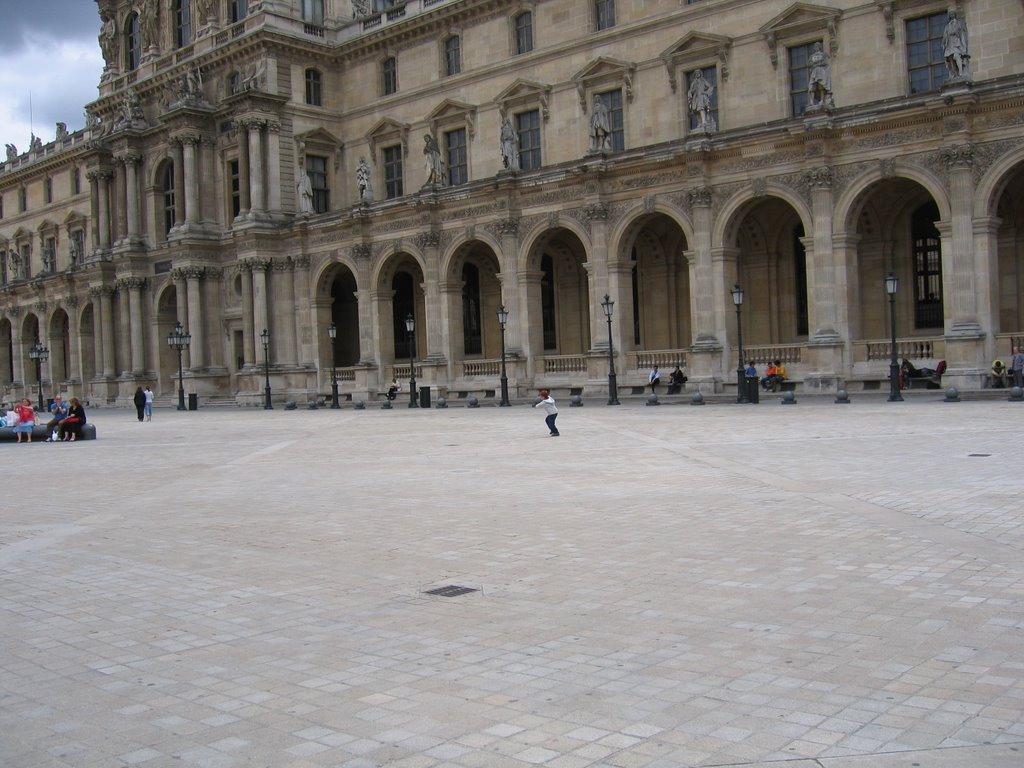 Chasse aux pigeons du Louvre, 6 juillet 2005 by Pom' Angers