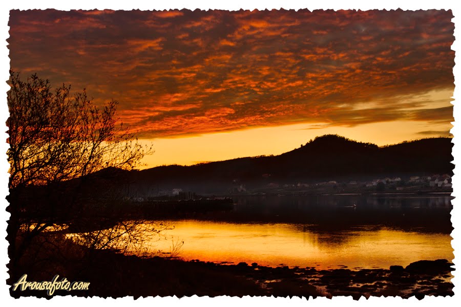 Ocaso en el Ulla / Sunset at Ulla River by Juan Poza