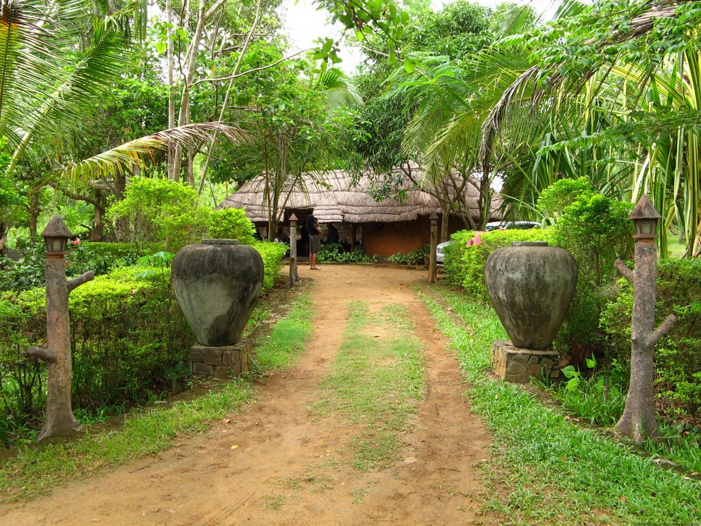 Cabanas near Udawalawa by Charith Mallawaarachchi