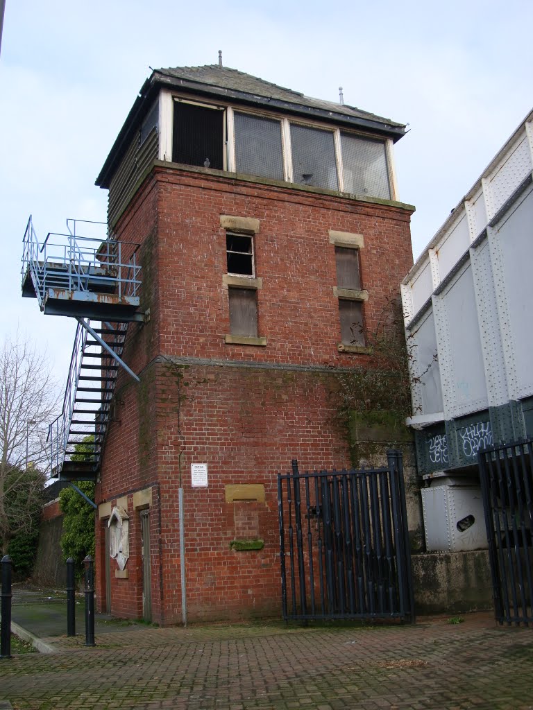 Trafford Road Swing Bridge Control Building by annawaltzerpose