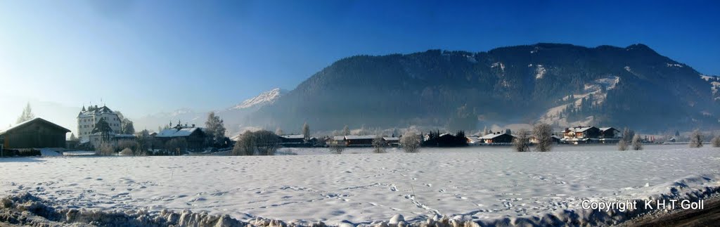 View towards Schloss Muenichau and the Sonnberg by Traugott