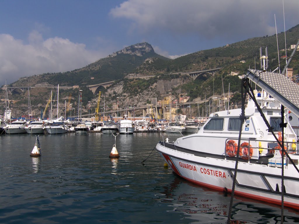 Salerno, il porto. by L. Boffa, Senerchia