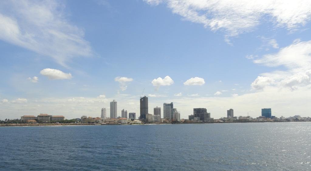 City View (Kollupitiya Area) From The Sea by Senanayaka Bandara