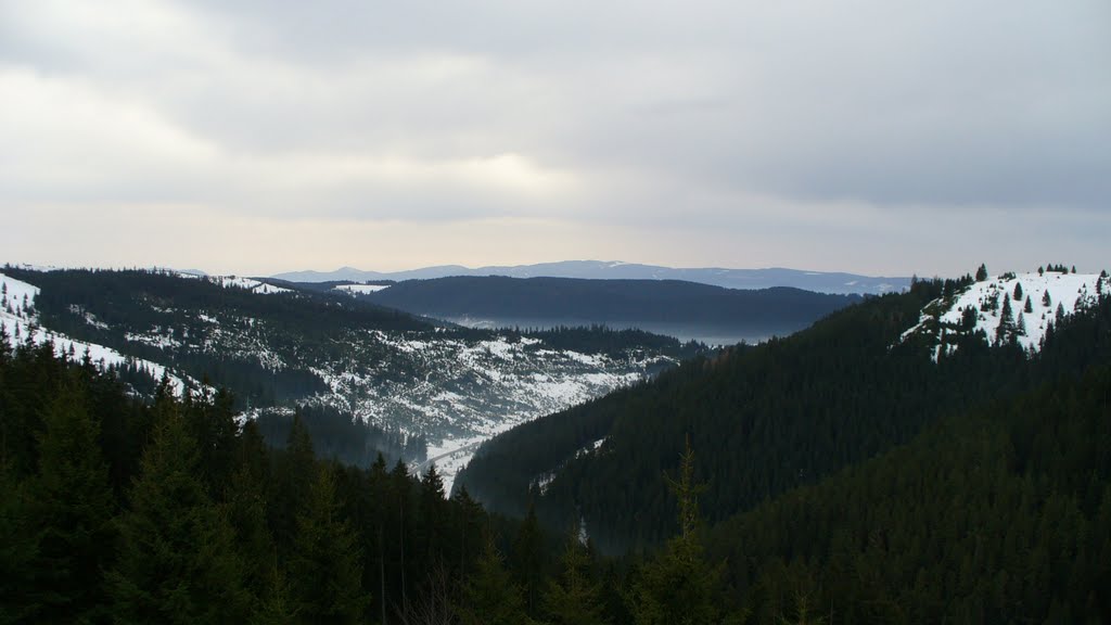 Panorama Pas Ghimes Faget by Emil Cazamir