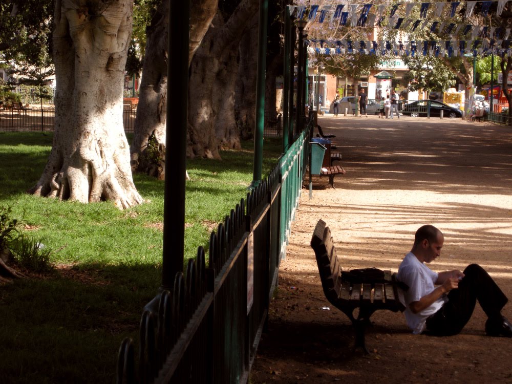 In the park (Mair Garden) by Anatoli Axelrod