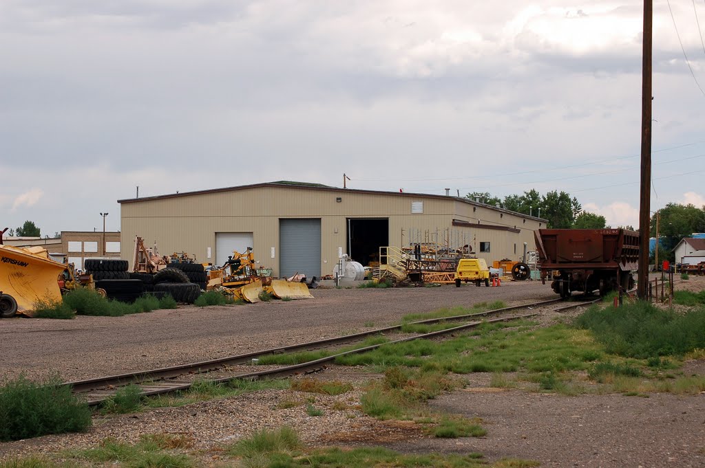 Burlington Northern Santa Fe Railway Maintenance Building at Glendive, MT by Scotch Canadian