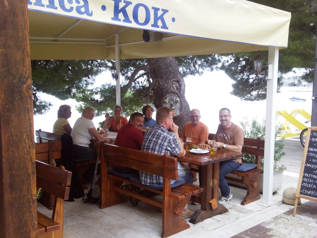 Sunny day in restaurant "Kok" by Kristina Wood