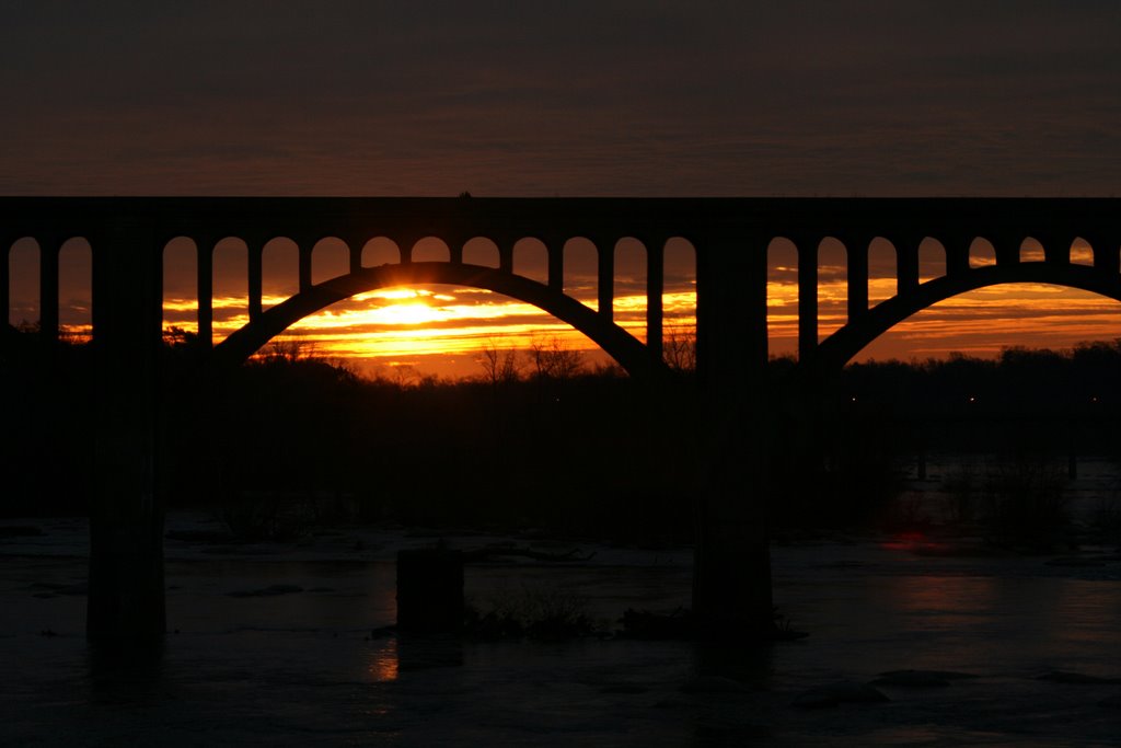 James River Bridge in Richmond by Heath Cash