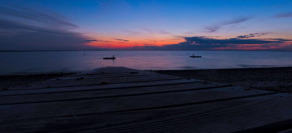 West Meadow Beach sunset by whelanart