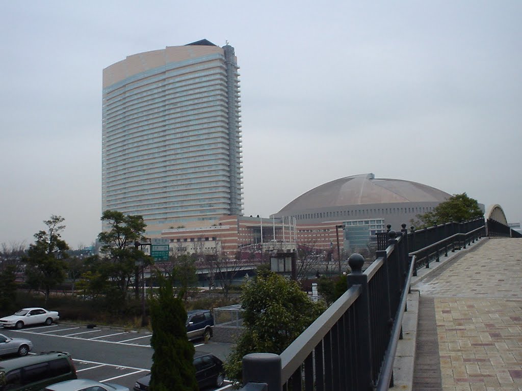 View of Fukuoka Dome from Momochi by Enjang Jaenal Mustop…