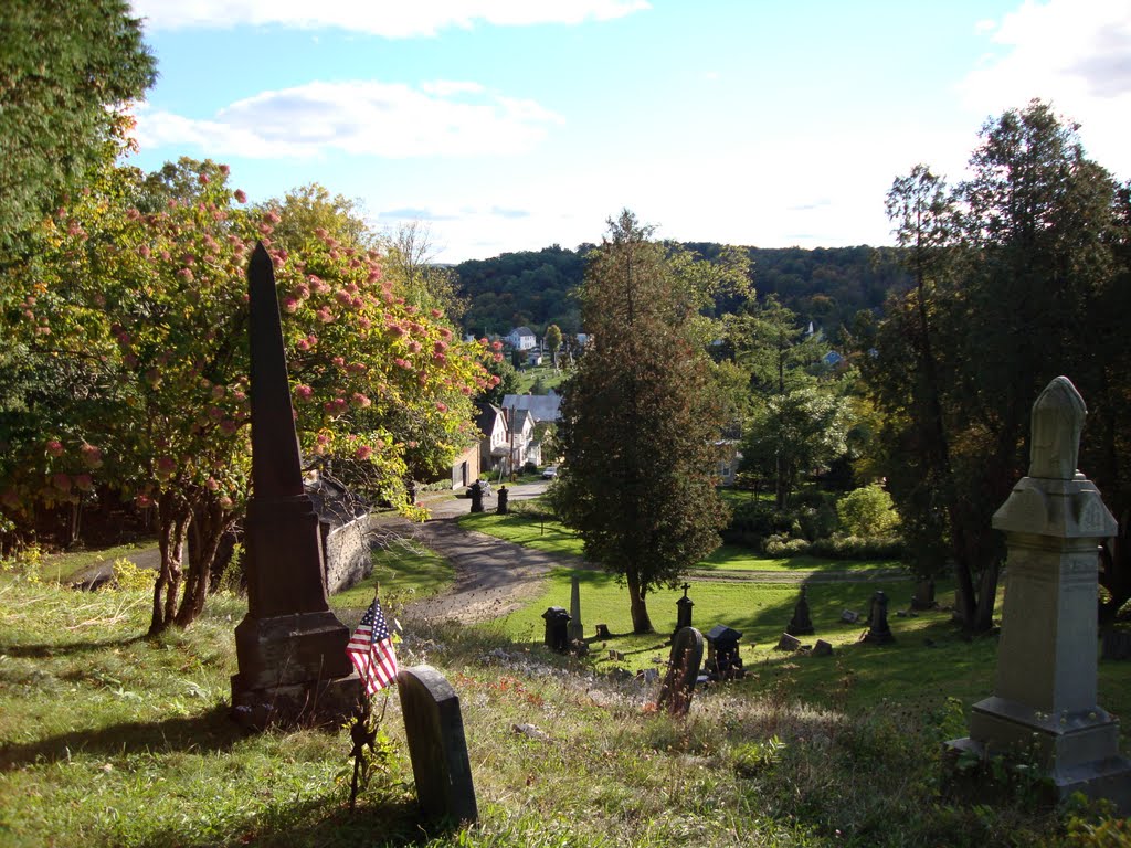 Old St. Mary's Cemetery in Little Falls, NY by MJO'Brien