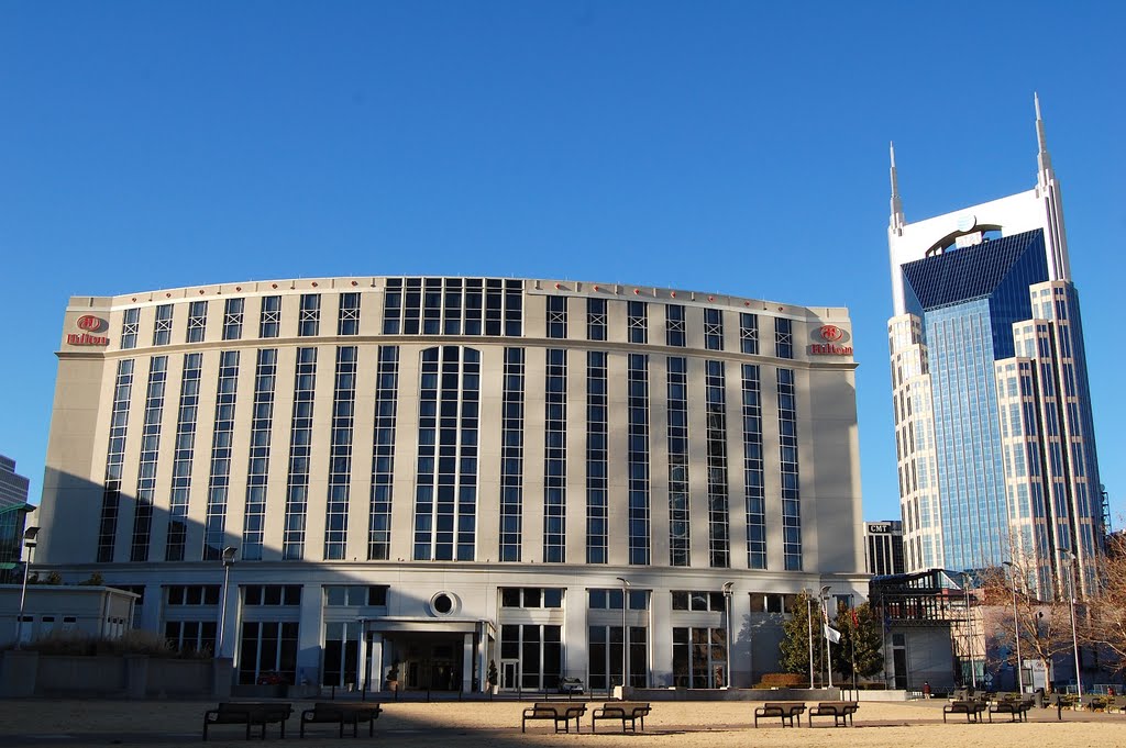 Nashville Hilton and Bellsouth Tower, Nashville, TN by Buddy Rogers