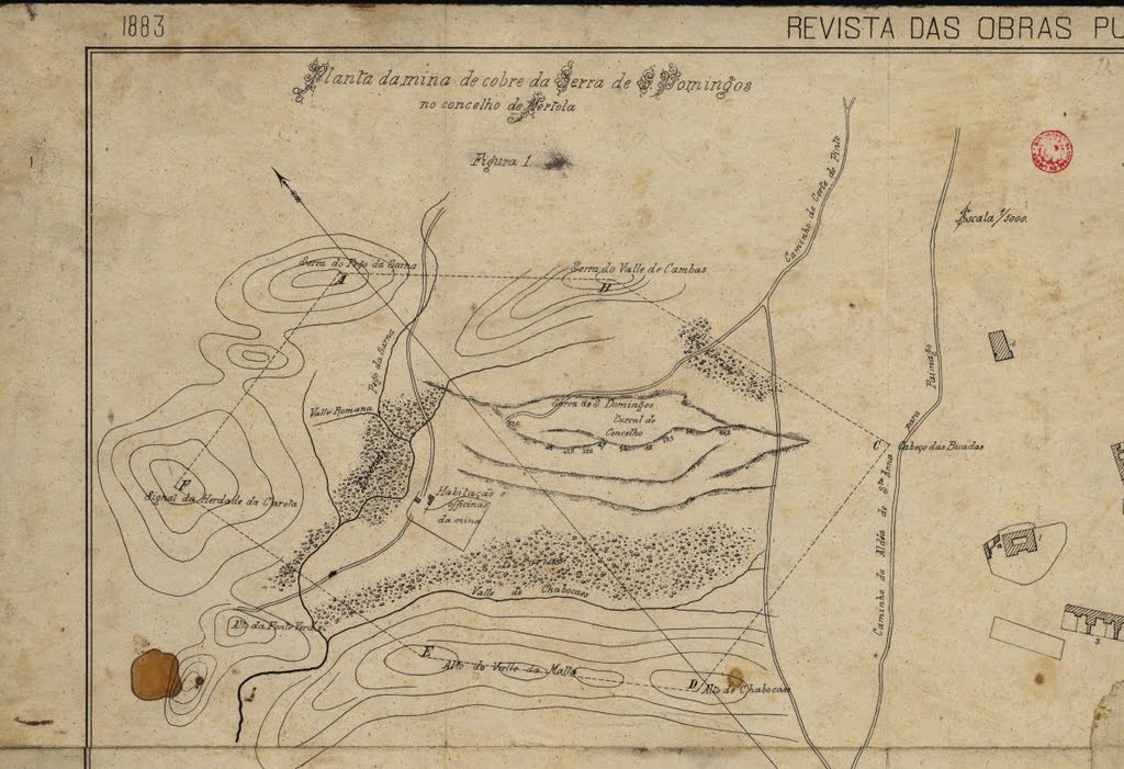 Planta da Mina de cobre da Serra de São domingos by ANTÓNIO PACHECO