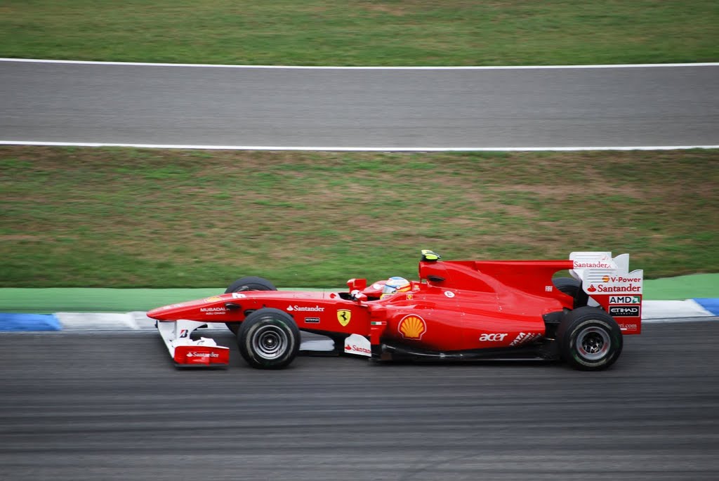 German Grand Prix 2010 - Fernando Alonso by brucea