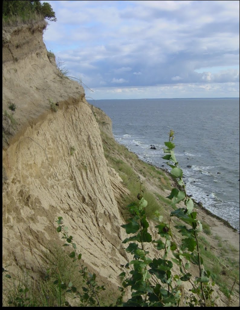 Breaking sand wall at Lobbe by riihilato