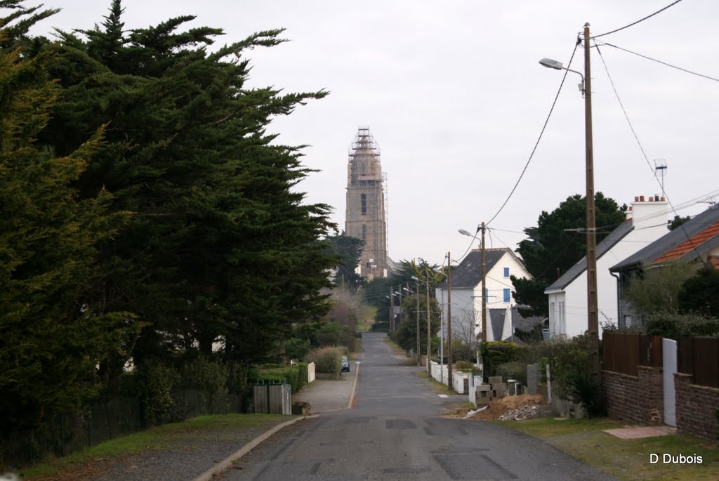 Batz sur mer vue sur l église by dom44