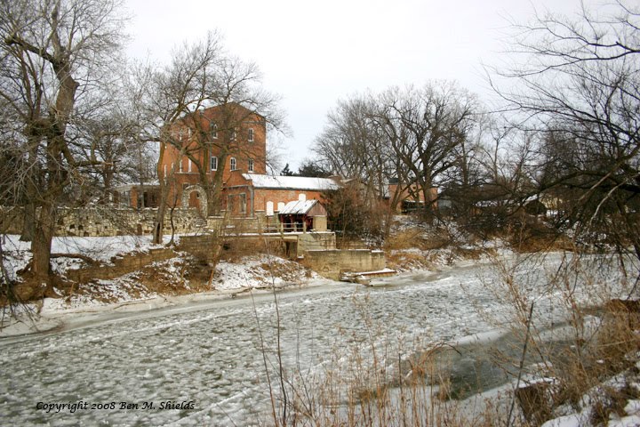 Old Mill on the Smoky Hill River by bshieldsnc