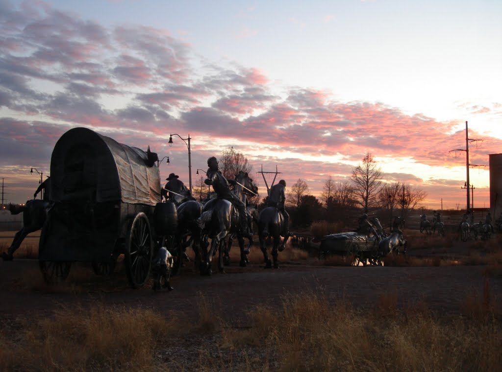 Oklahoma Land Run 1889 Monument - Oklahoma City, OK, USA by MARELBU