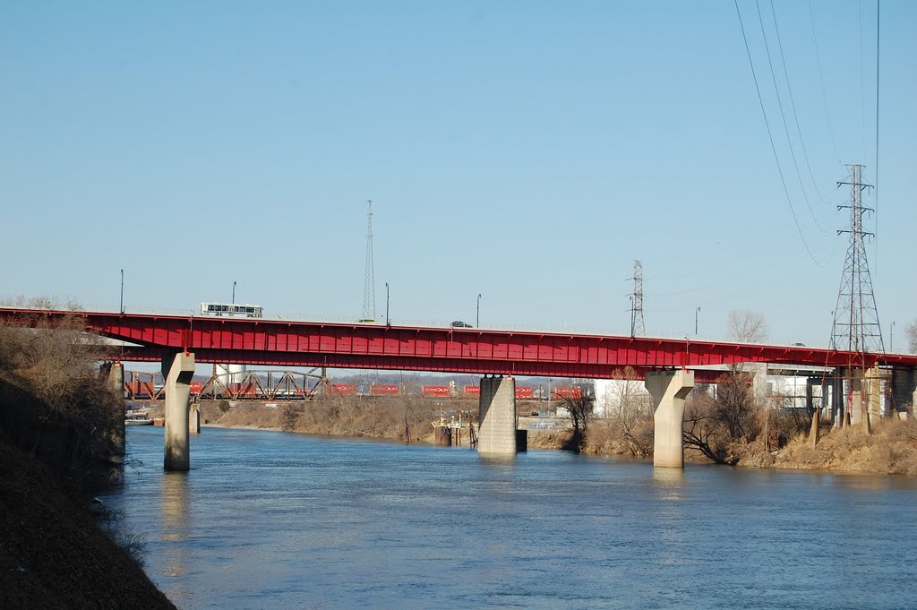 Woodland Street Bridge over the Cumberland by Buddy Rogers