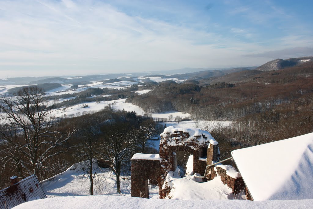 Winterimpressionen von und um Burg Hohenstein - südlicher Harz by Gottfried Hoffmann -…