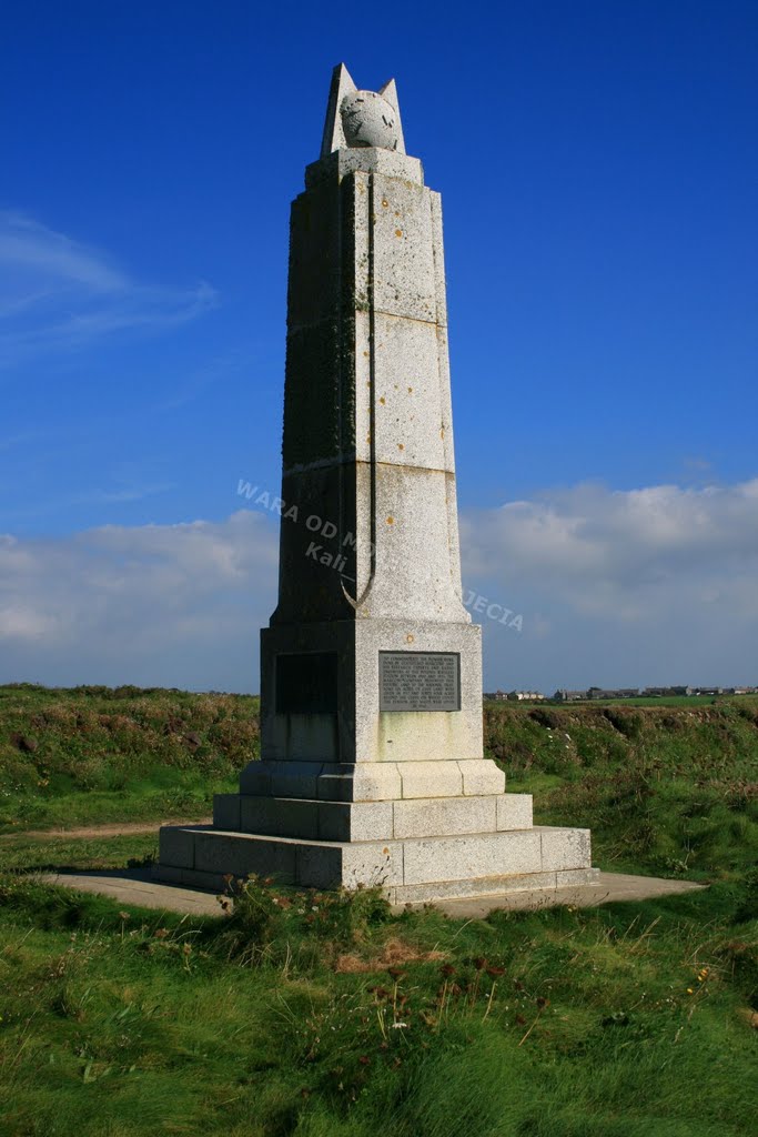 Poldhu - monument- first transatlantic transmissions by KalivonGall