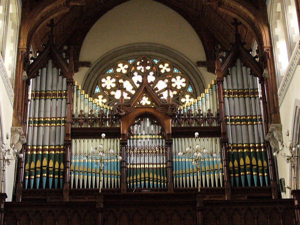 St.Macartan's Cathedral inside. The organ by Bestia