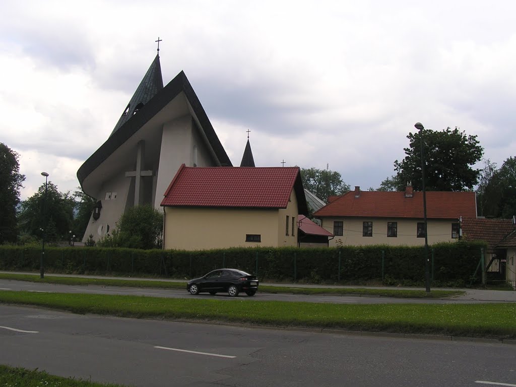 Nowy Sącz.Kościół na ul.Królowej Jadwigi by markowski