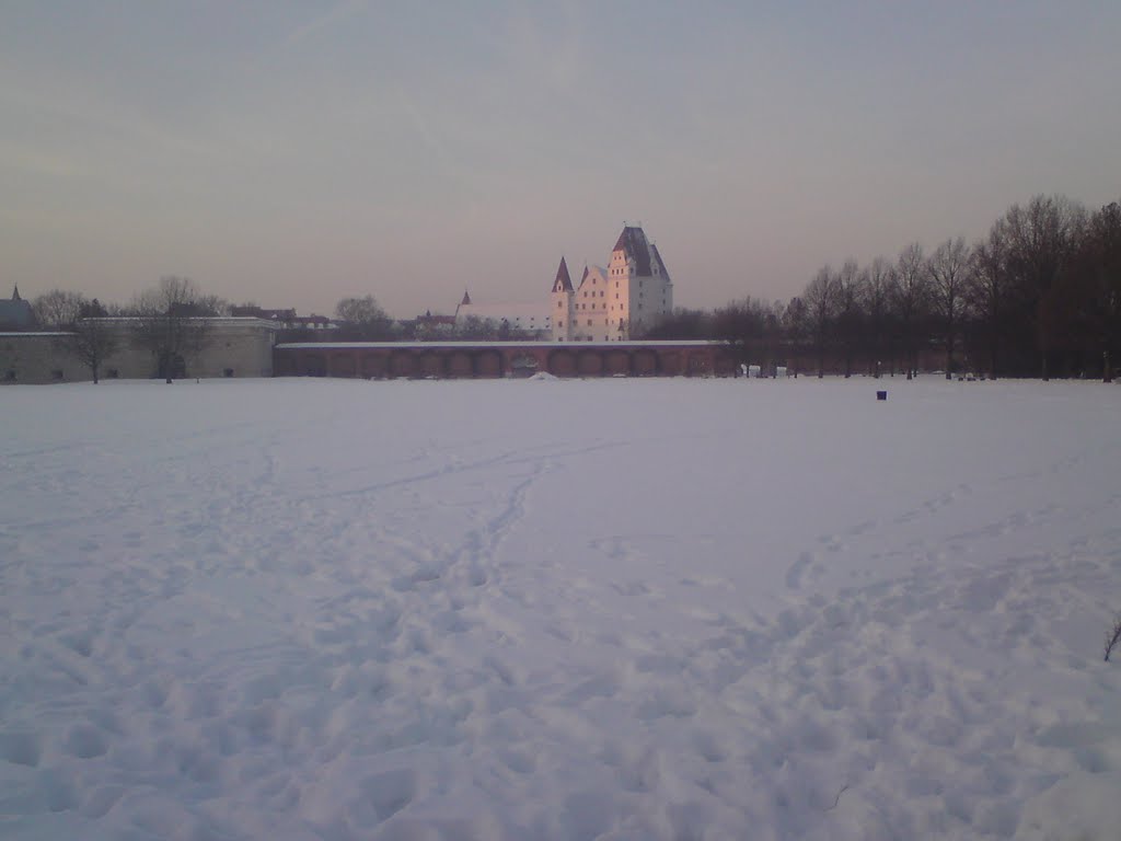 Klenzepark mit Neuem Schloß by Hermine Granger