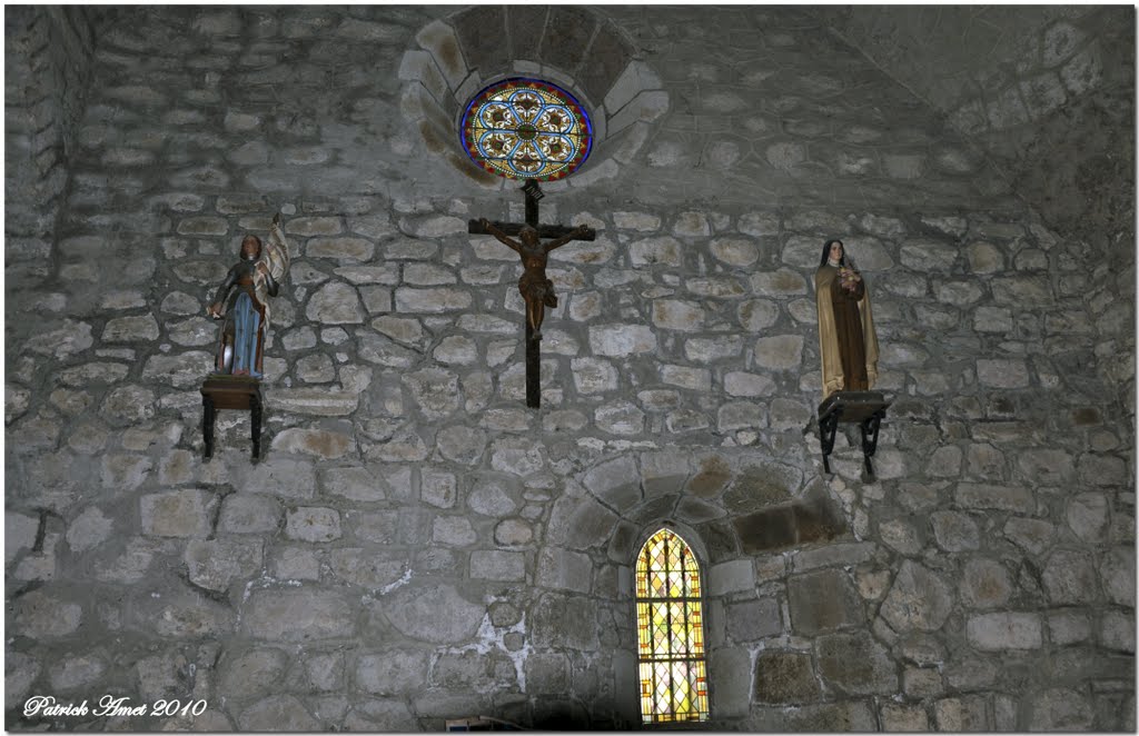 Eglise Sainte Blaise, Apchon, Cantal, Auvergne, France by © P. Amet