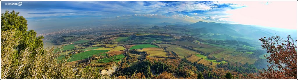 Sant Sebastià - Osona -pano(3 imatges)obrir+ 98ºx30º by © ESTANRR