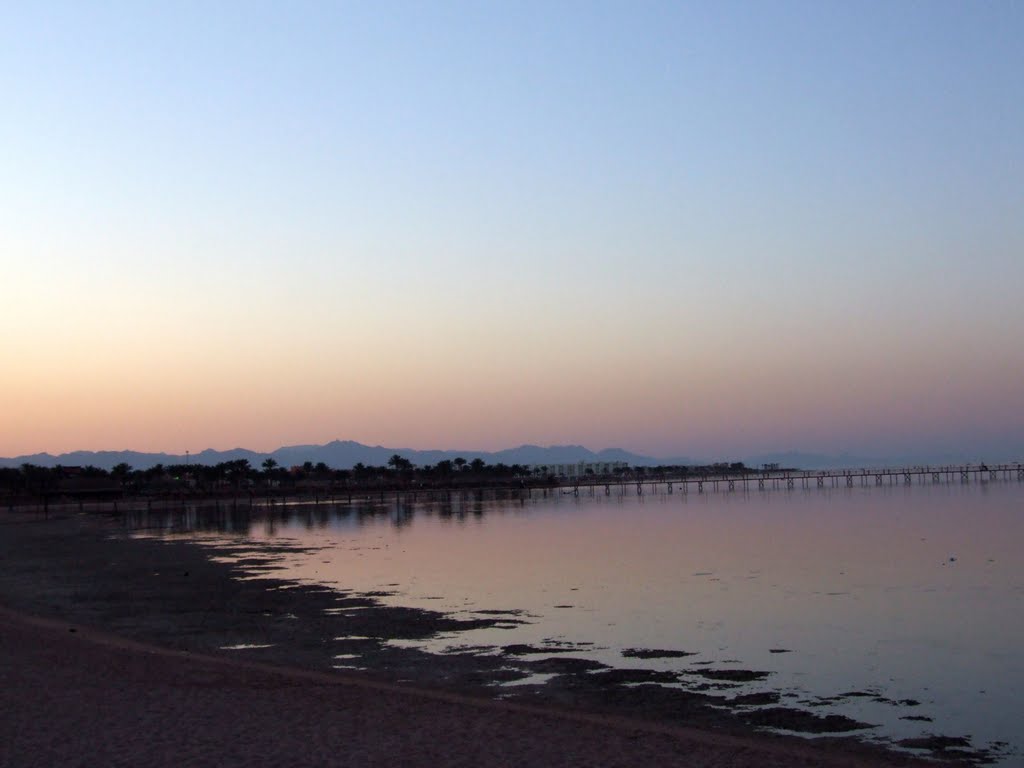 Lti Grand Azure beach at sunset by Dean Weston