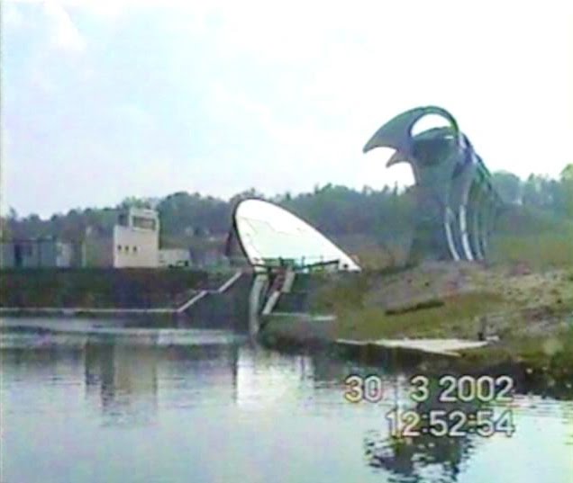 Falkirk Wheel under construction.(742)o by Portmoreloch