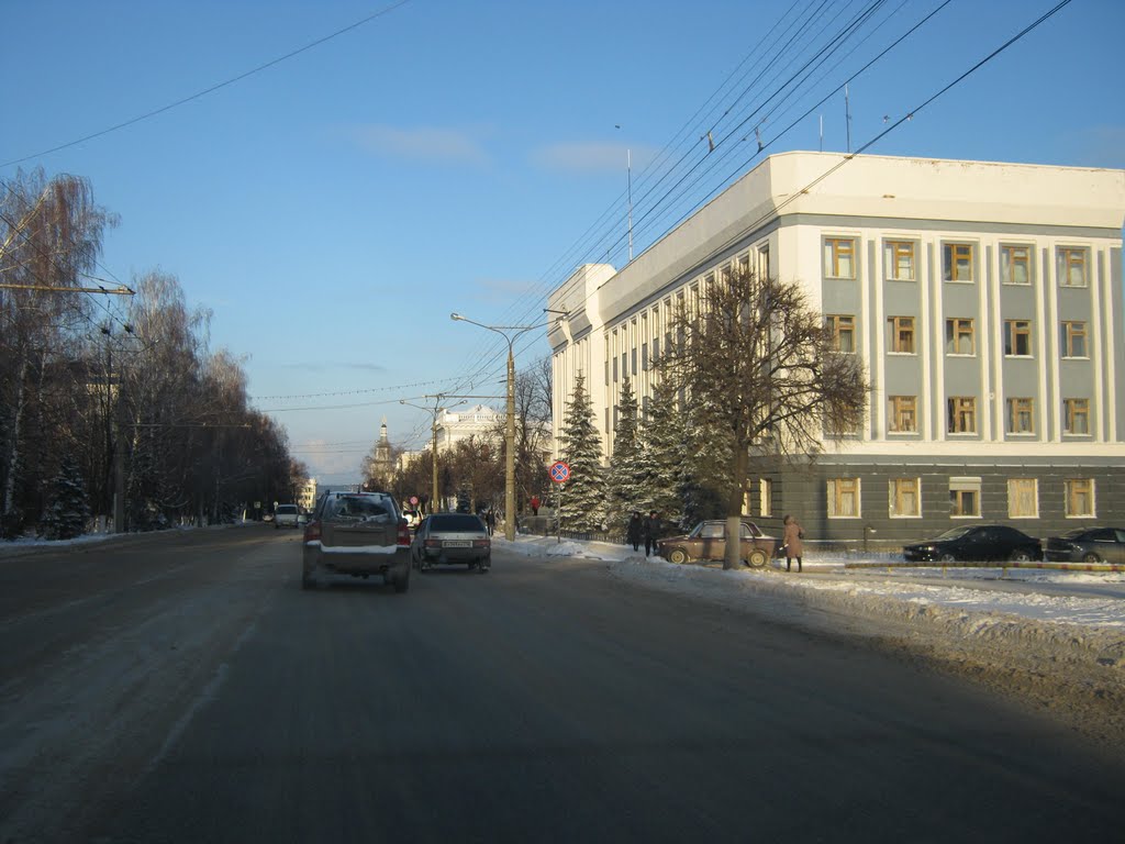 Движение по улице Карла Маркса (на север) / Traffic on the Karl Marx street (View on north) by Гео I