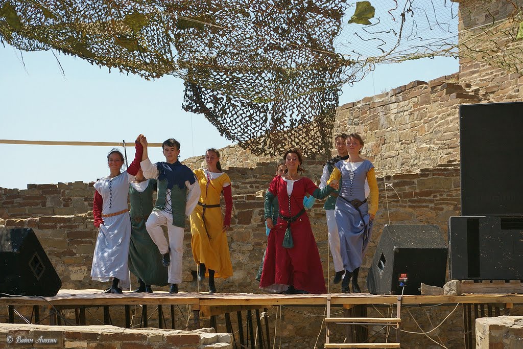 In Genoese Fortress in Sudak by Vadim Anokhin