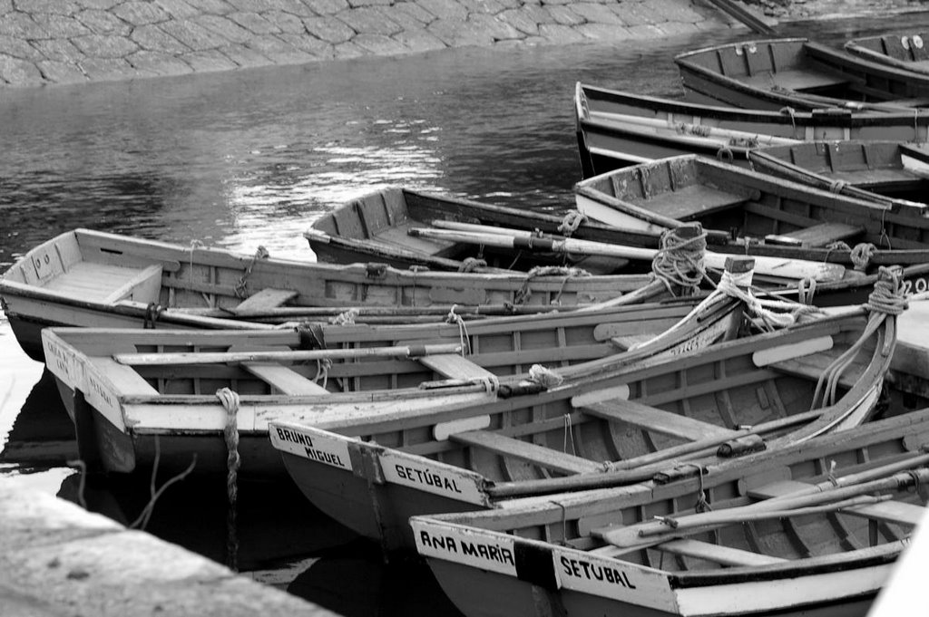 Setubal long-boats by GCabanita