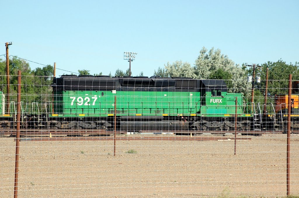 First Union Rail Locomotive No. 7927 at Glendive, MT by Scotch Canadian