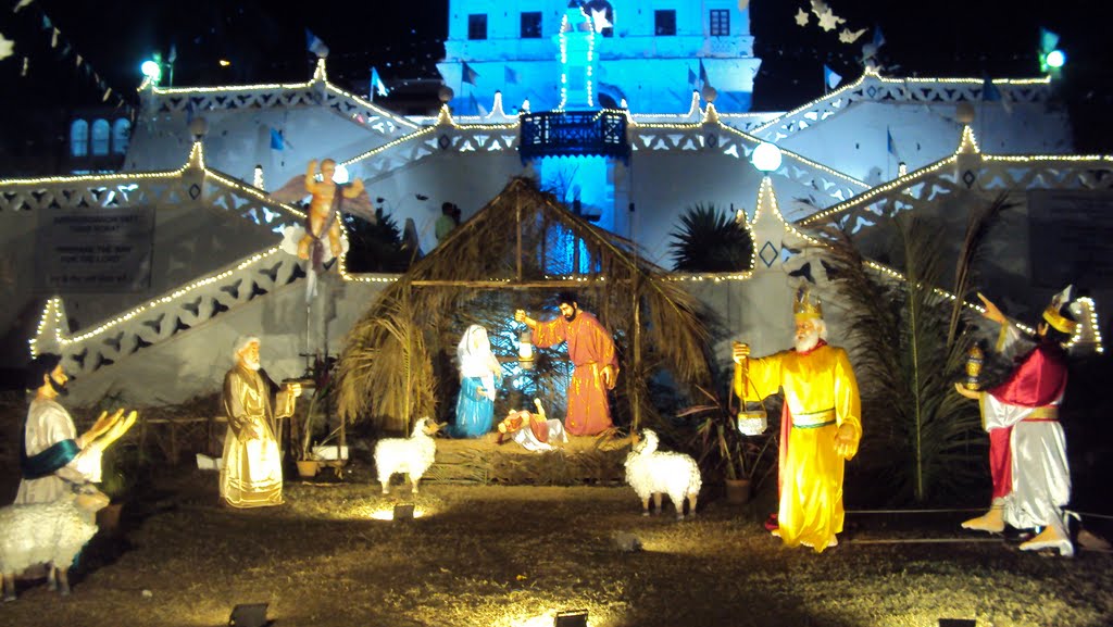 Church of our lady in blue light by csn