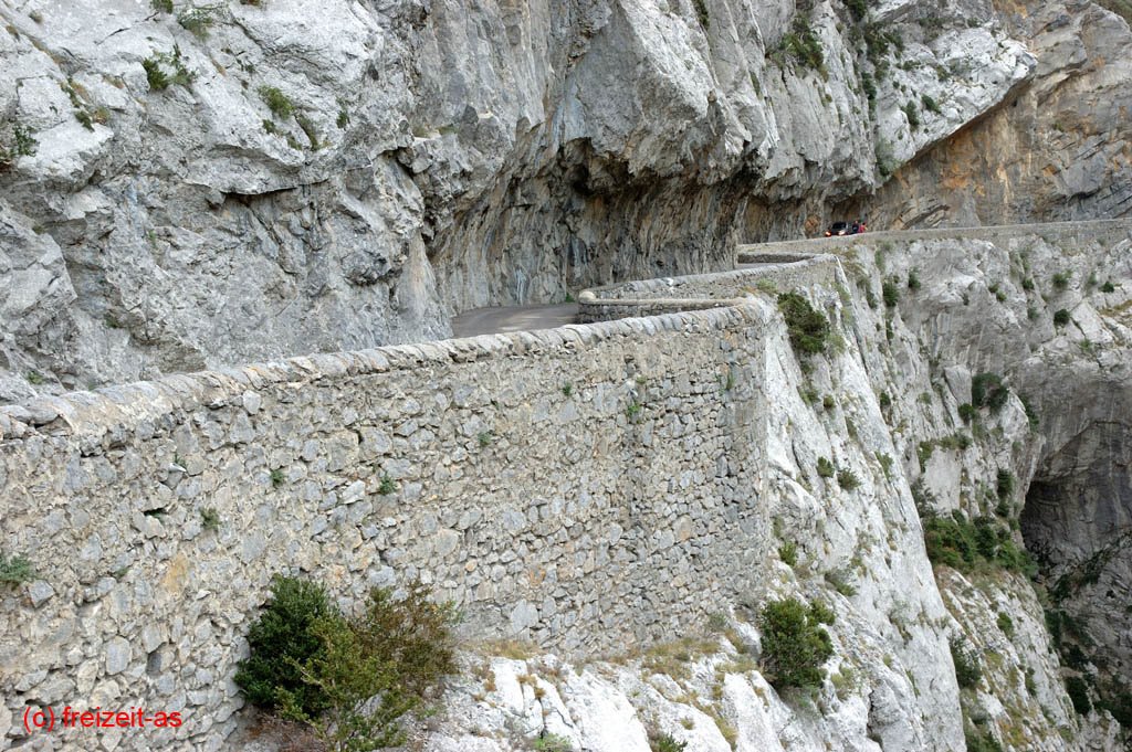 Street at the Gorges de Galamaus by Ulrich Grothaus