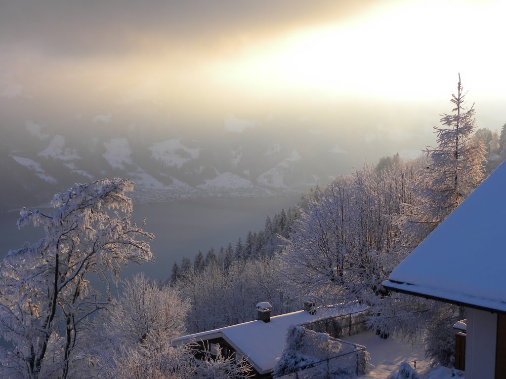 Beatenberg - view to the south (Thunersee) by Pontecaffaro