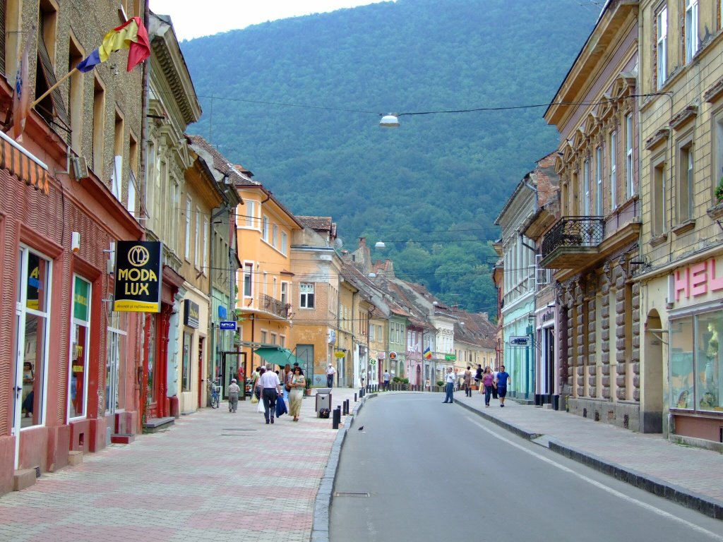 Street in Braşov by Cătălin Nenciu